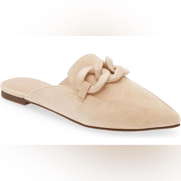 Women’s flat, backless mules - Picture 1 of 4